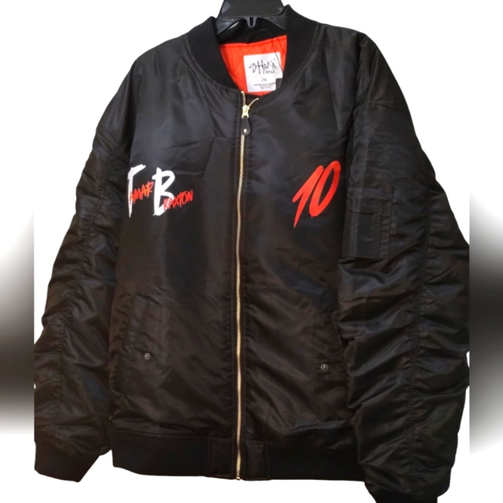 NWT Plus Size Shaka Wear Tamar Braxton Bomber Jacket